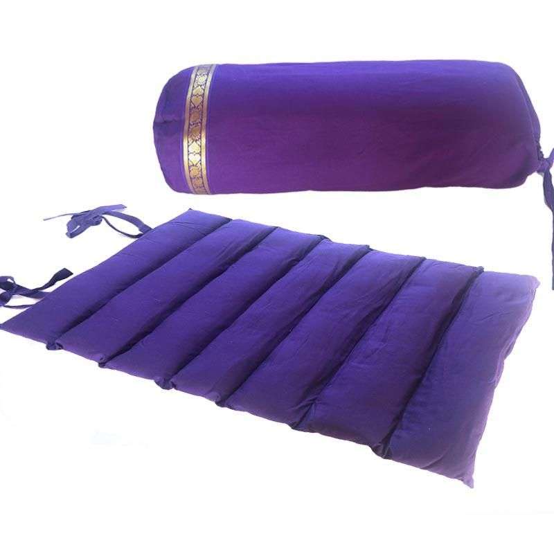 Mind body meditation lightweight cotton zabuton yoga mat-0